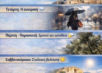 Ανατροπή στον καιρό μεσοβδόμαδα